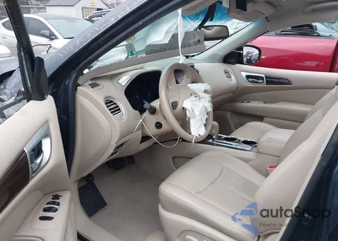 2015 Nissan Pathfinder Platinum from USA, damaged, VIN 5N1AR2MN1FC685253